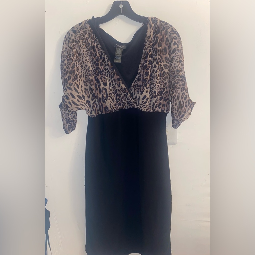 Bisou Bisou Animal Print Dress